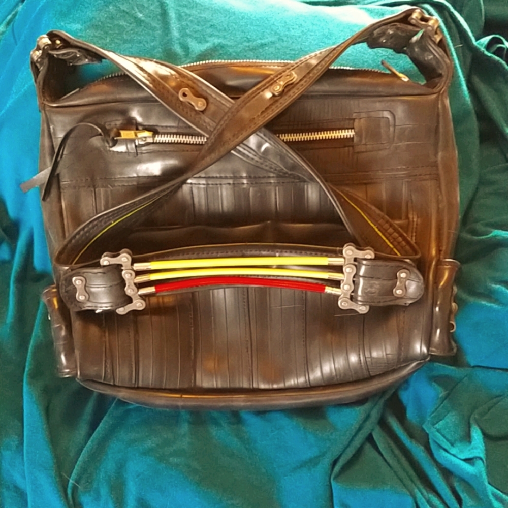 Cross body Bike tire Bag